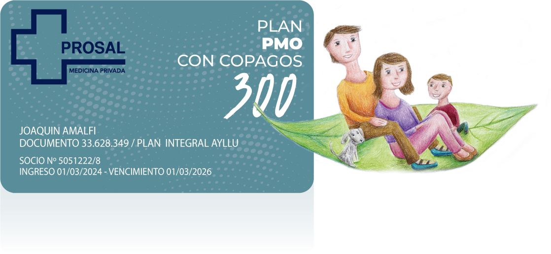 Credencial Plan 300, PMO con copagos