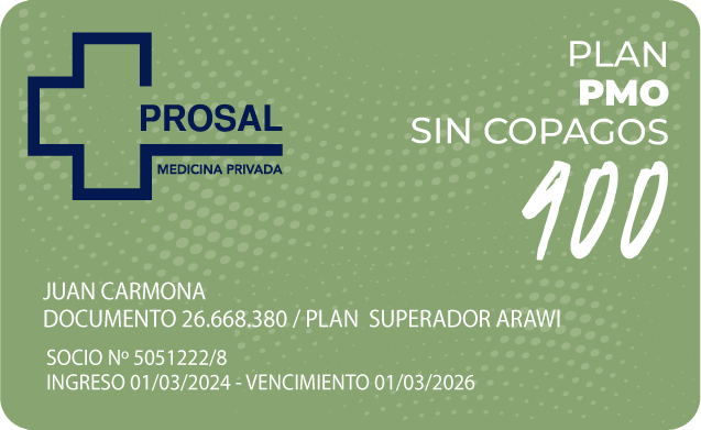 Credencial Plan 400, PMO sin copagos